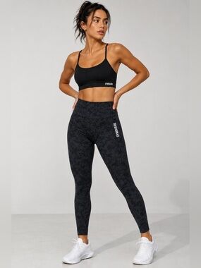 Gymshark Black Camo Seamless Leggings Size S